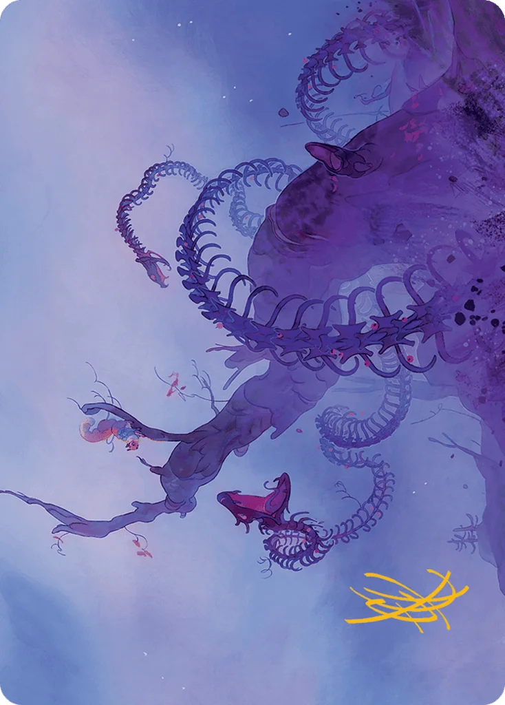 Coiling Rebirth · Bloomburrow Art Series