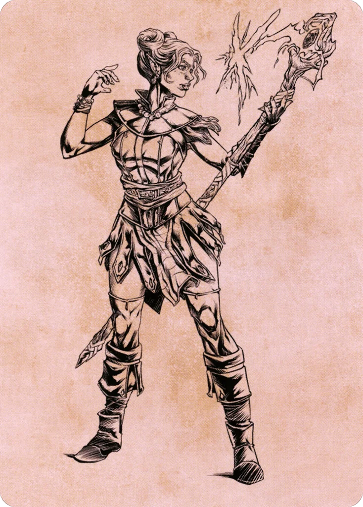 Neera, Wild Mage · Battle for Baldur's Gate Art Series