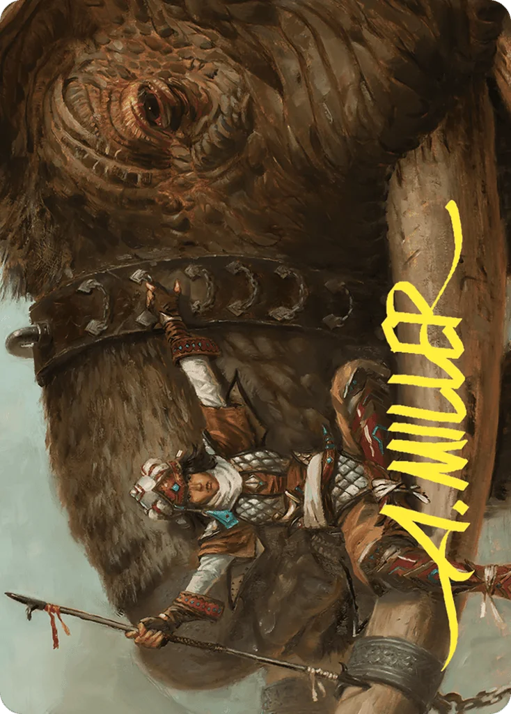 Tuskguard Captain · Commander Masters Art Series