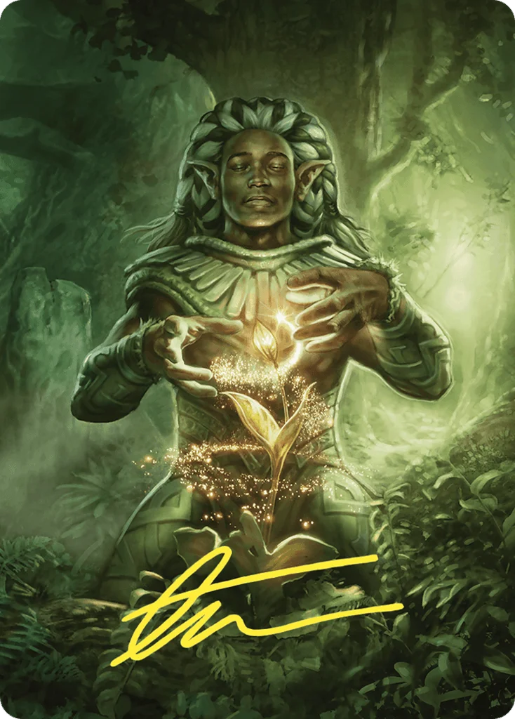 Elvish Mystic · Commander Masters Art Series