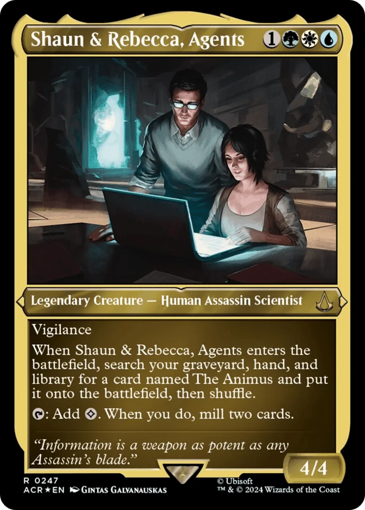 Shaun & Rebecca, Agents · Assassin's Creed