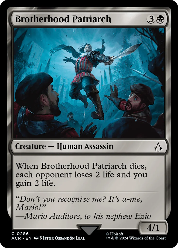 Brotherhood Patriarch · Assassin's Creed