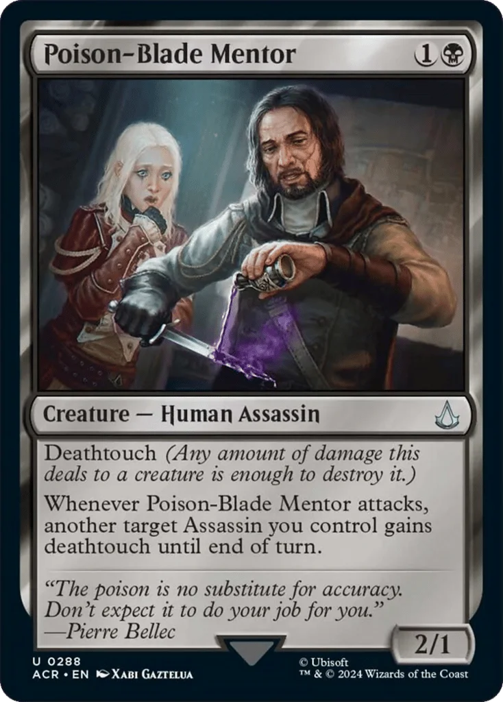 Poison-Blade Mentor · Assassin's Creed