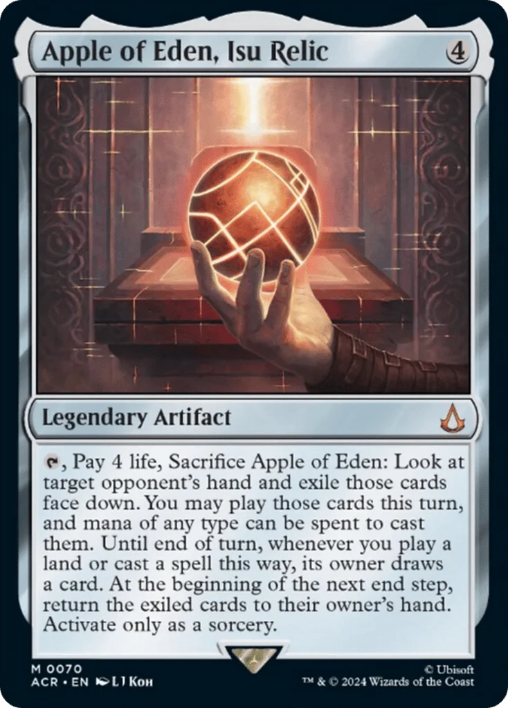 Apple of Eden, Isu Relic · Assassin's Creed