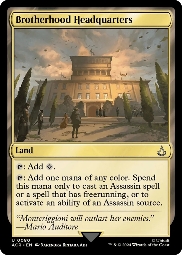 Brotherhood Headquarters · Assassin's Creed
