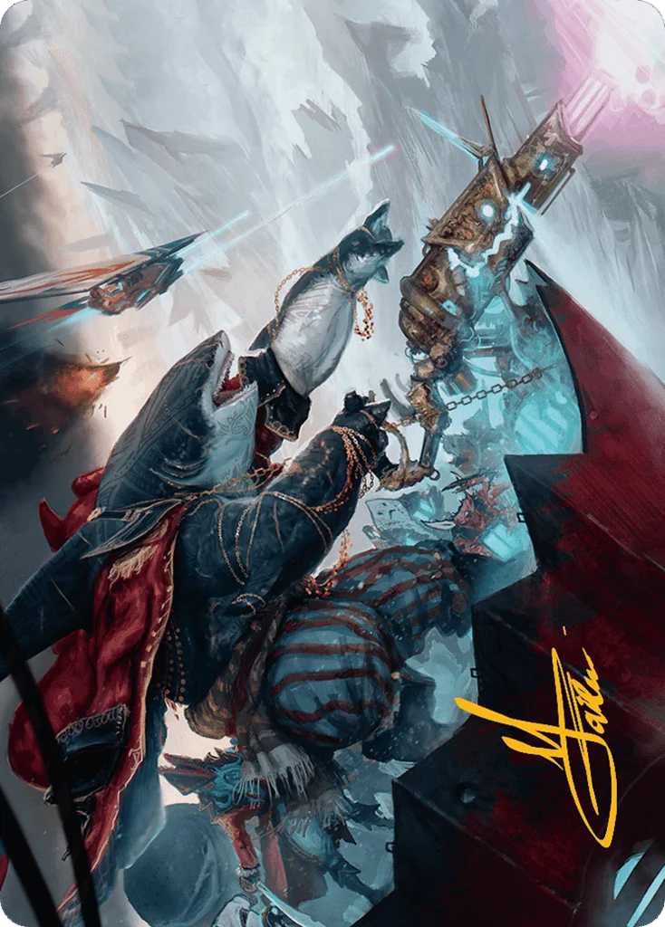 Captain Howler, Sea Scourge · Aetherdrift Art Series