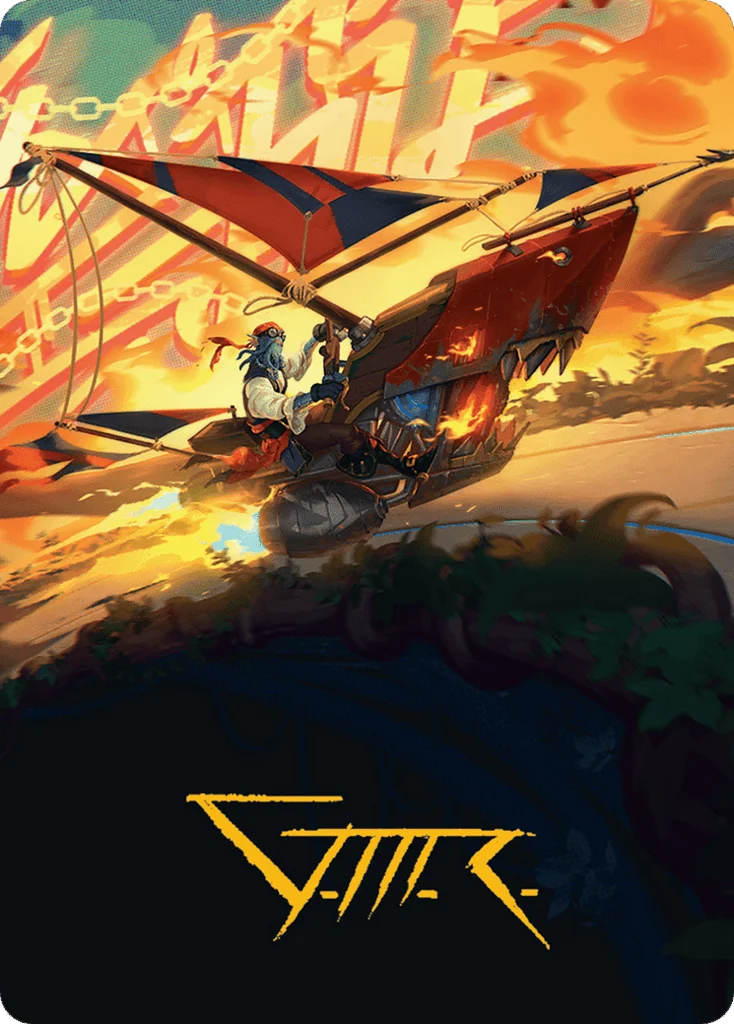 Boosted Sloop · Aetherdrift Art Series