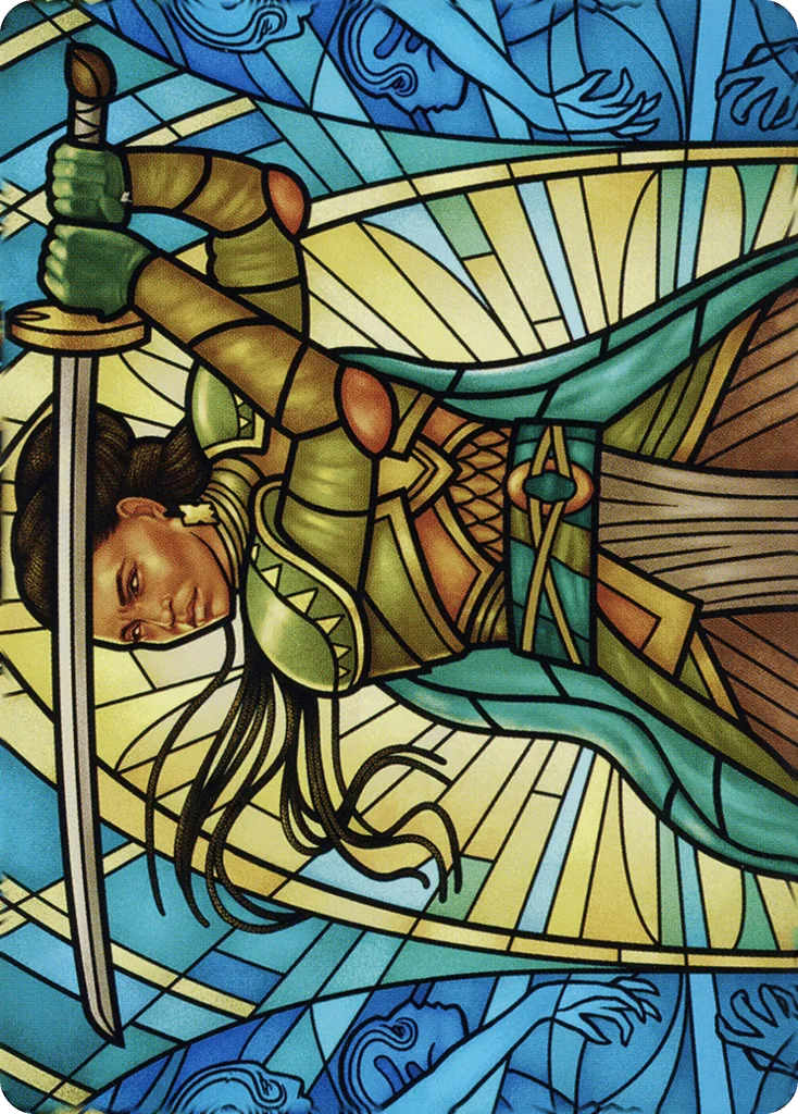 Shanna, Purifying Blade · Dominaria United Art Series