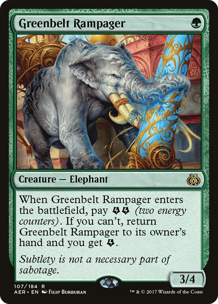 Greenbelt Rampager · Aether Revolt