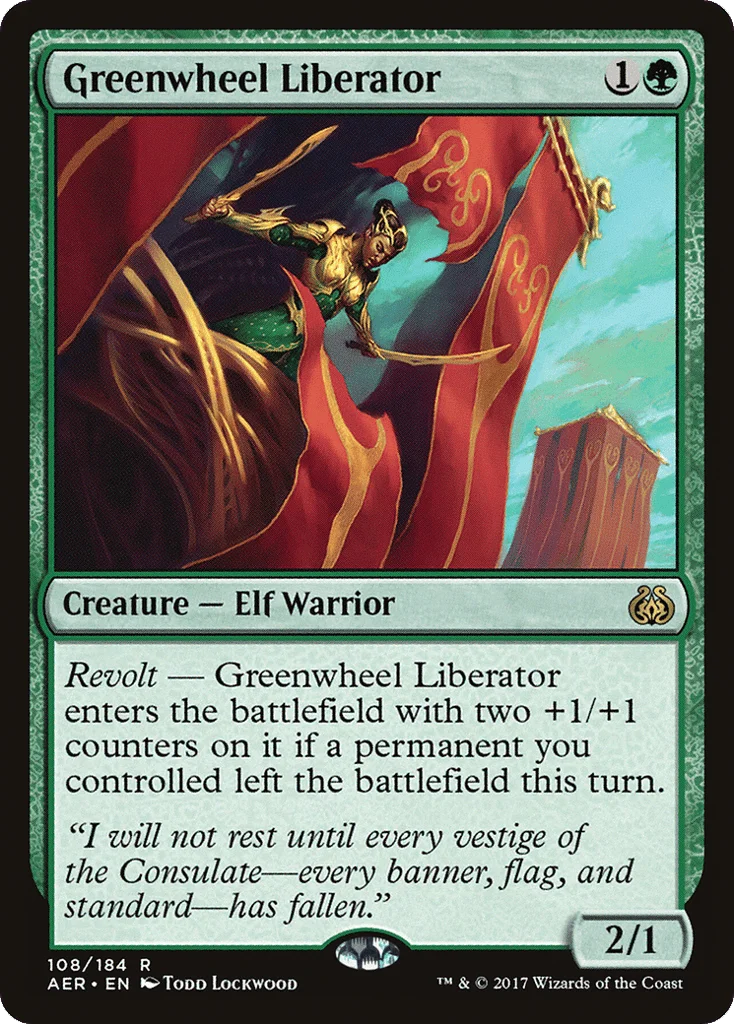 Greenwheel Liberator · Aether Revolt