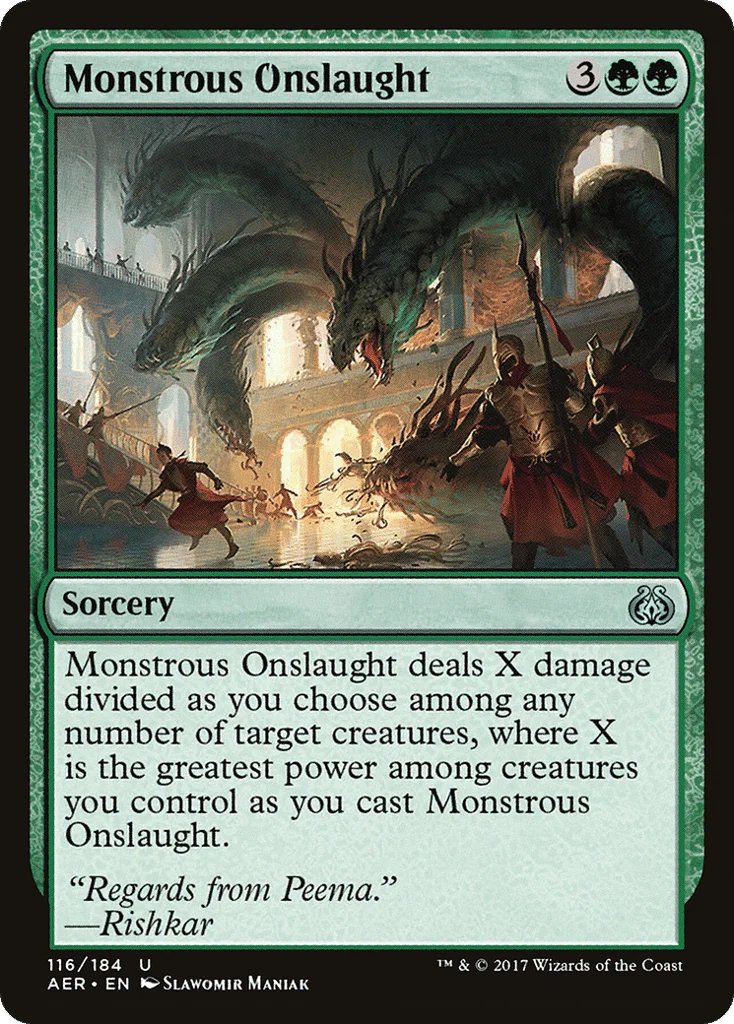 Monstrous Onslaught · Aether Revolt
