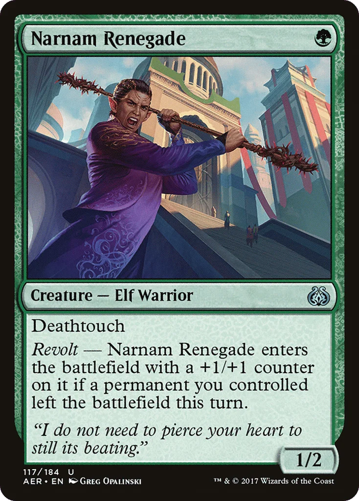 Narnam Renegade · Aether Revolt
