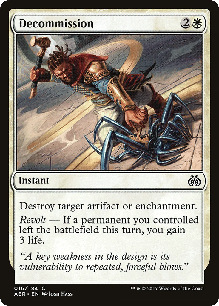 Decommission · Aether Revolt