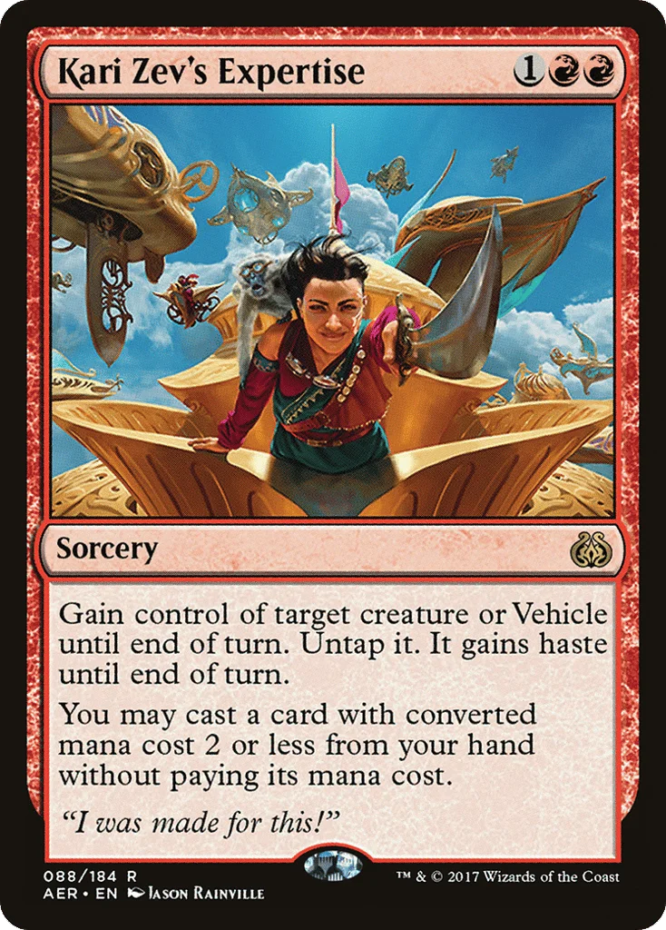 Kari Zev's Expertise · Aether Revolt