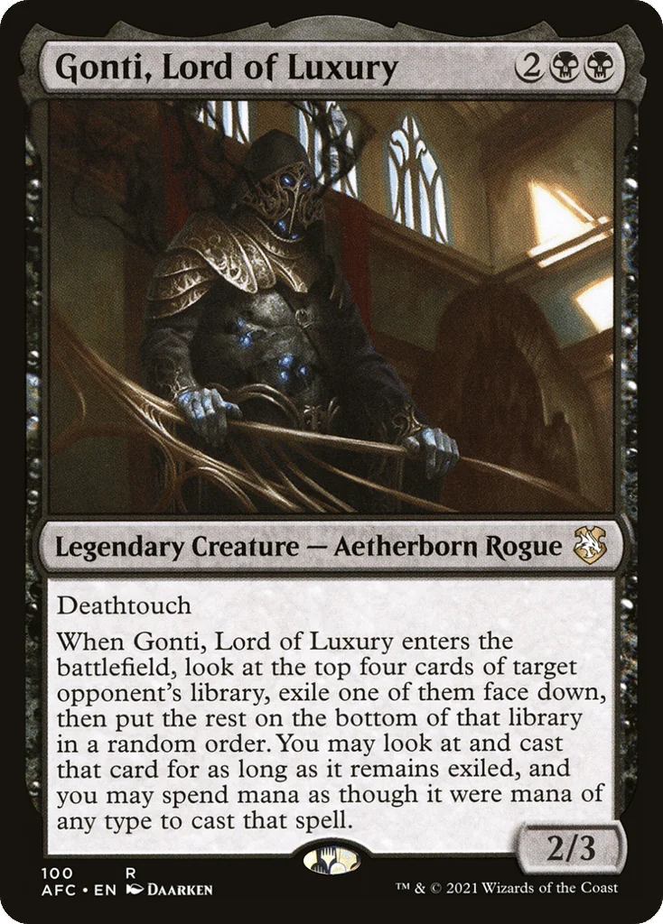 Gonti, Lord of Luxury · Forgotten Realms Commander