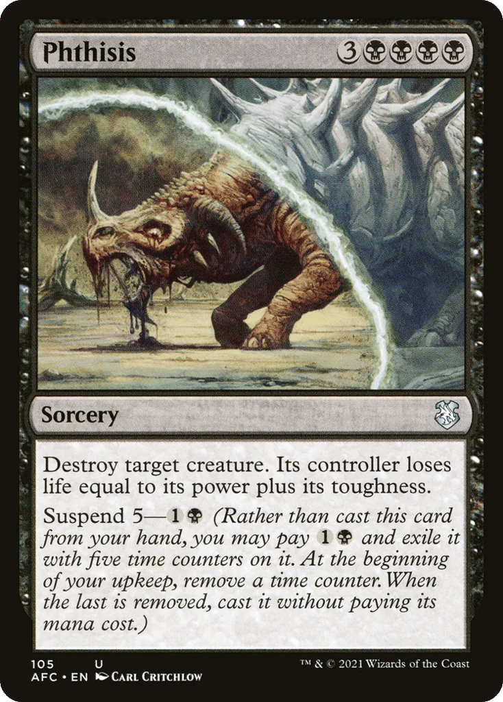 Phthisis · Forgotten Realms Commander
