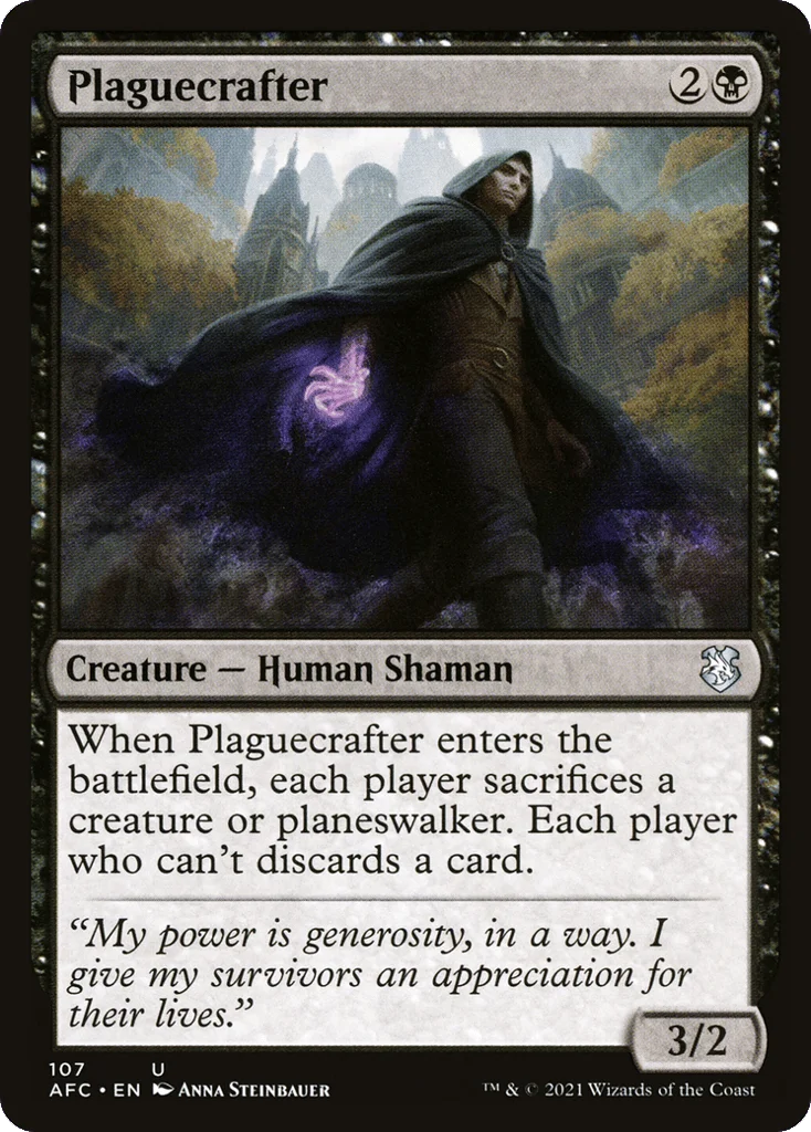 Plaguecrafter · Forgotten Realms Commander