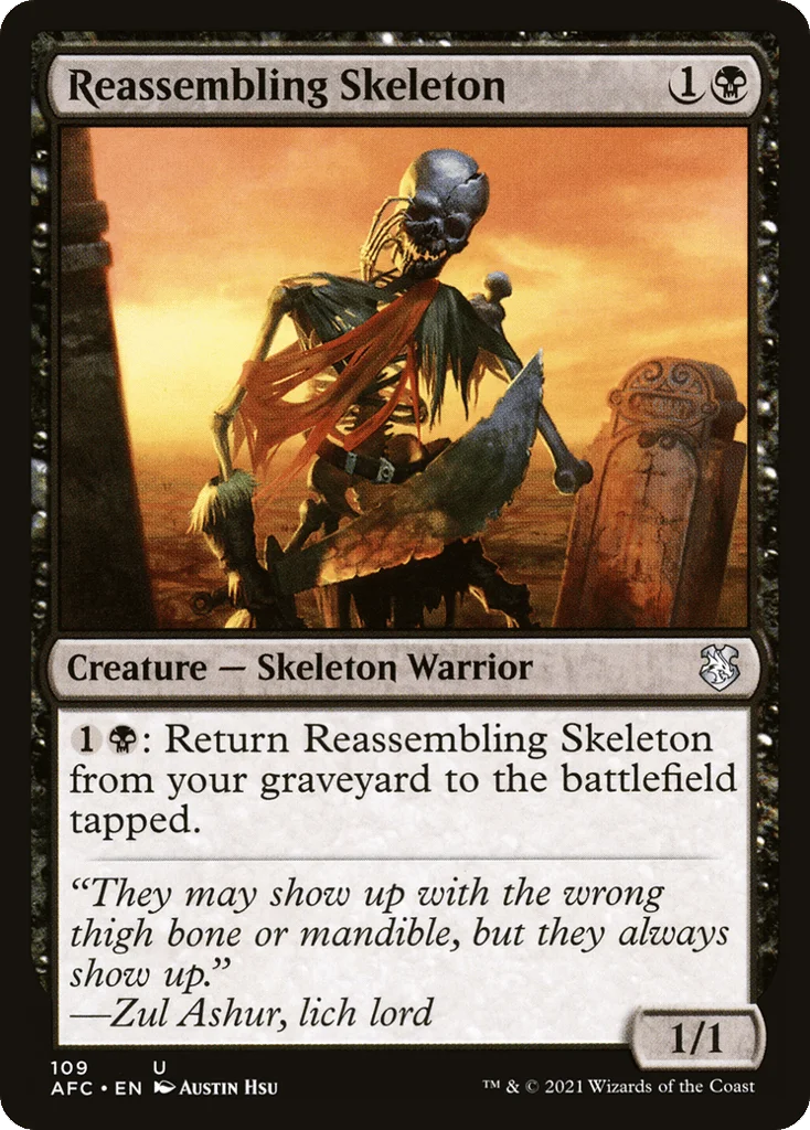 Reassembling Skeleton · Forgotten Realms Commander