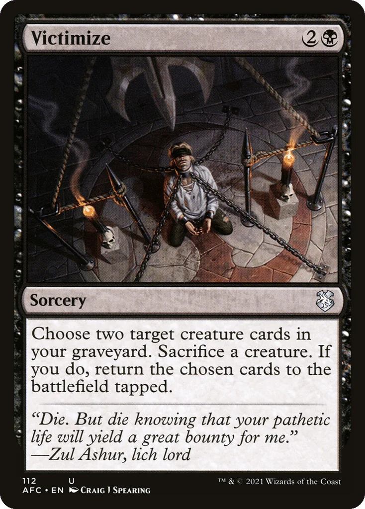 Victimize · Forgotten Realms Commander