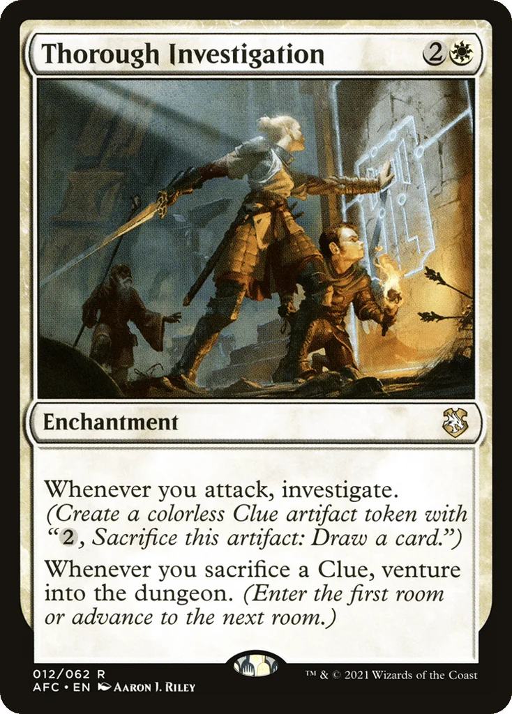 Thorough Investigation · Forgotten Realms Commander