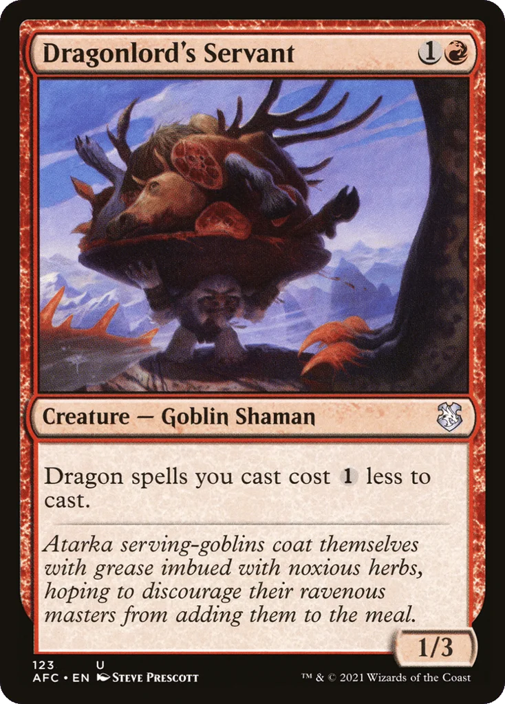 Dragonlord's Servant · Forgotten Realms Commander