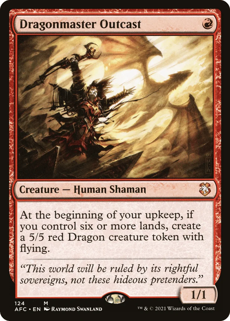Dragonmaster Outcast · Forgotten Realms Commander