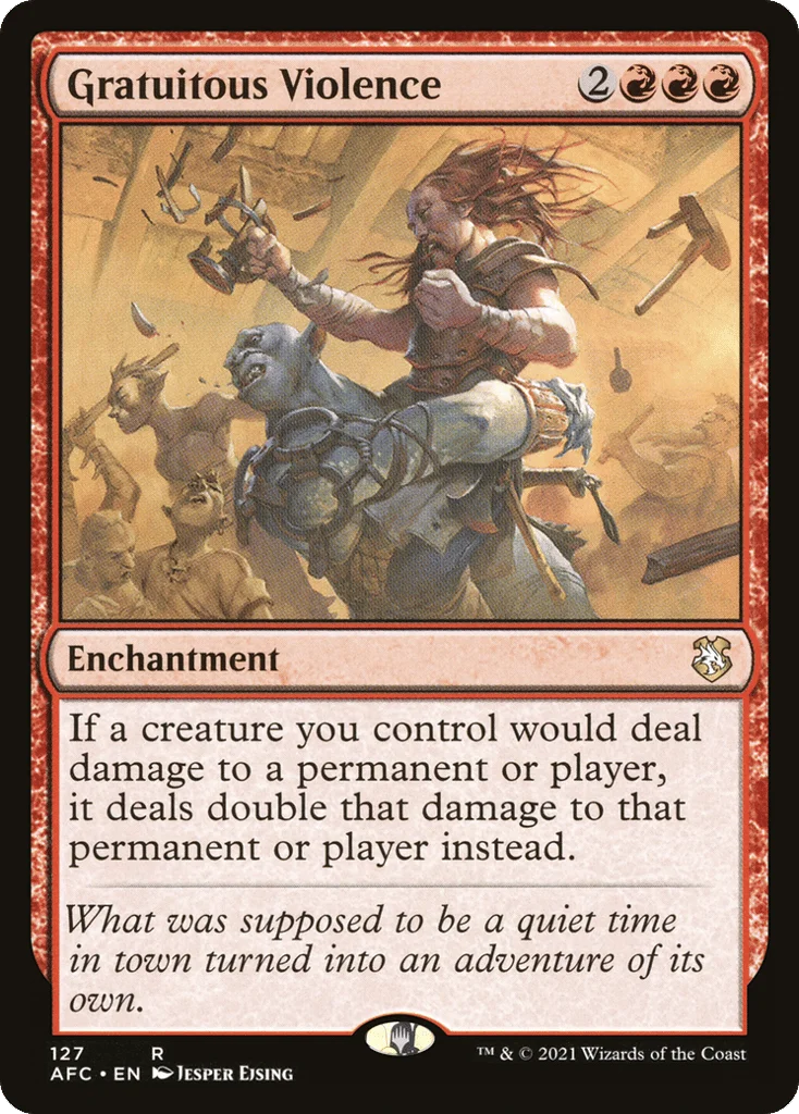 Gratuitous Violence · Forgotten Realms Commander