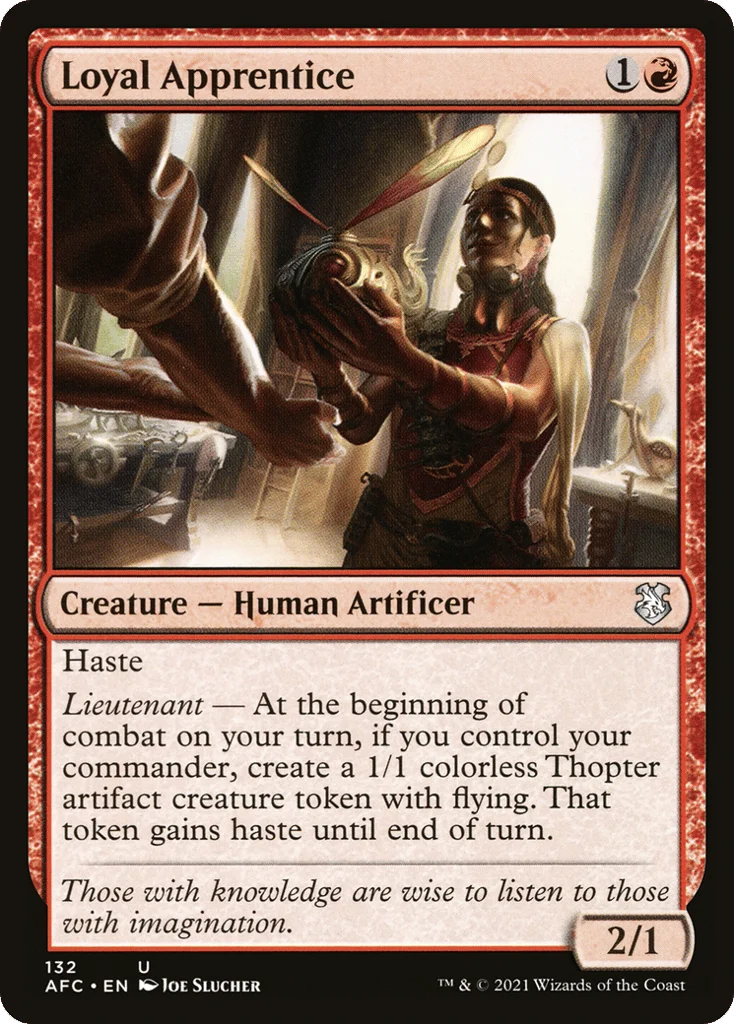 Loyal Apprentice · Forgotten Realms Commander