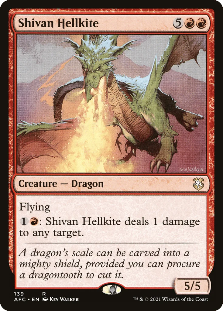 Shivan Hellkite · Forgotten Realms Commander