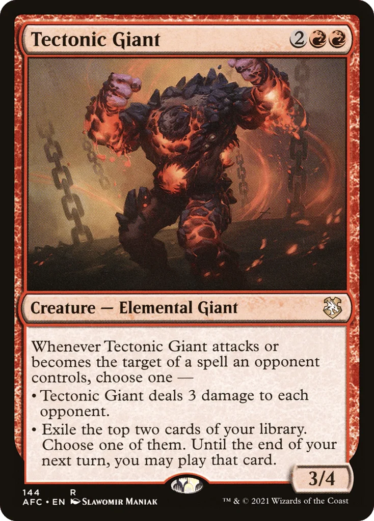 Tectonic Giant · Forgotten Realms Commander
