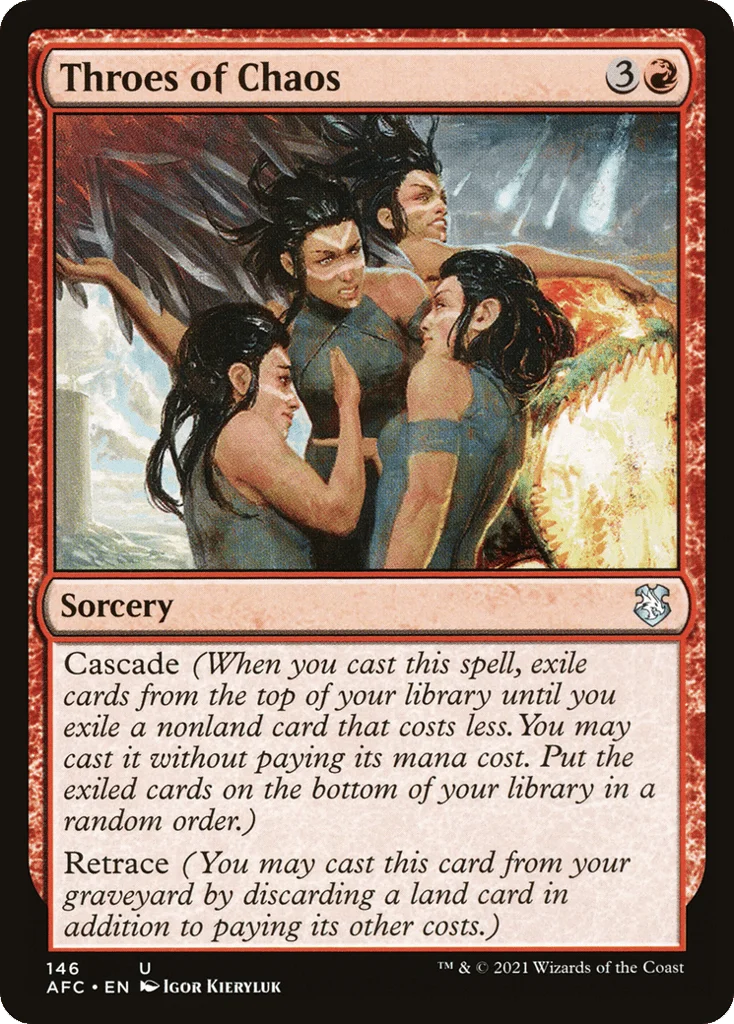 Throes of Chaos · Forgotten Realms Commander