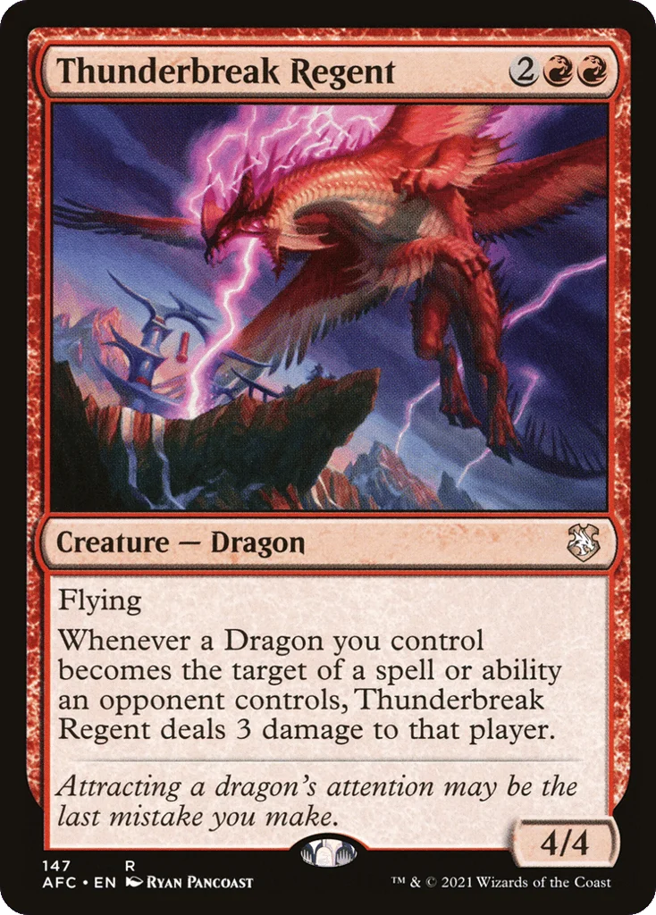 Thunderbreak Regent · Forgotten Realms Commander