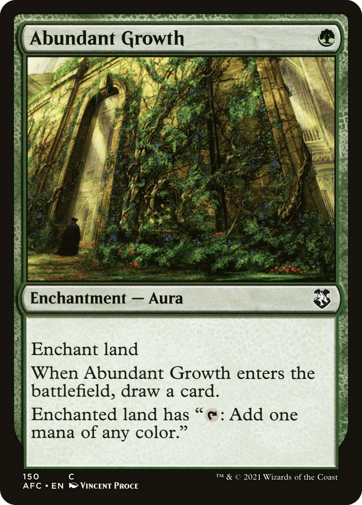 Abundant Growth · Forgotten Realms Commander
