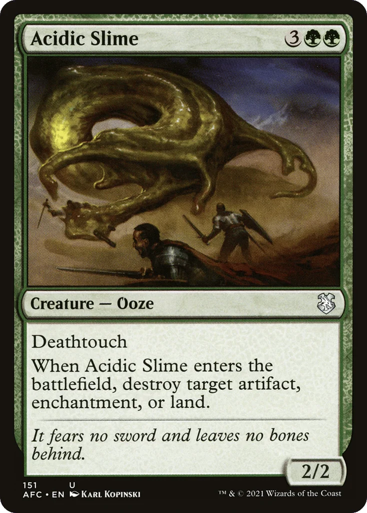 Acidic Slime · Forgotten Realms Commander