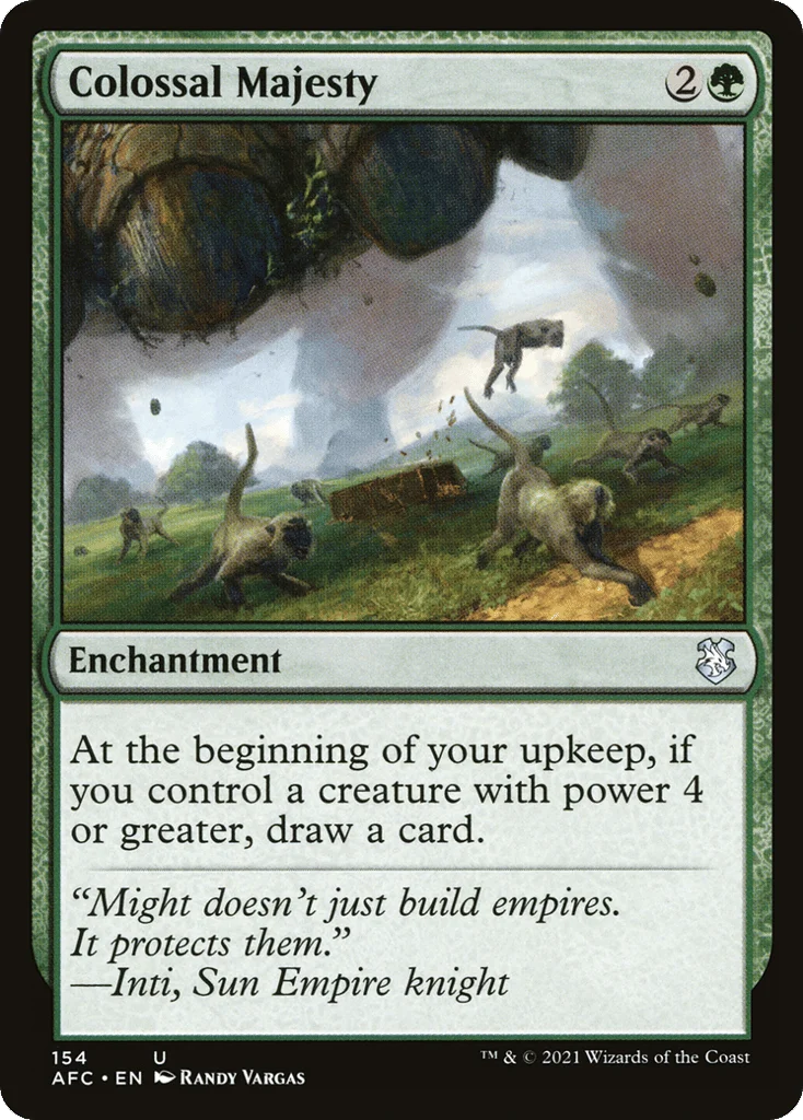Colossal Majesty · Forgotten Realms Commander