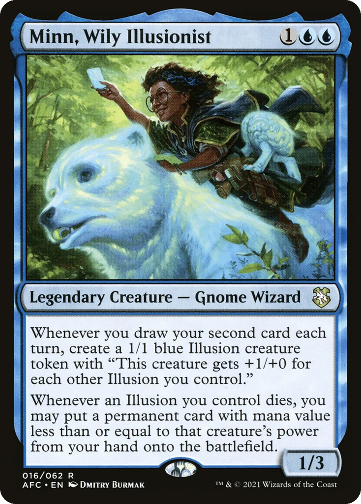Minn, Wily Illusionist · Forgotten Realms Commander
