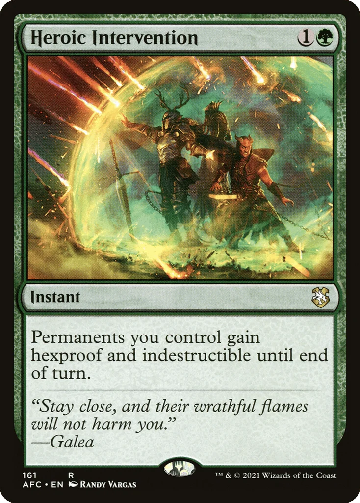 Heroic Intervention · Forgotten Realms Commander