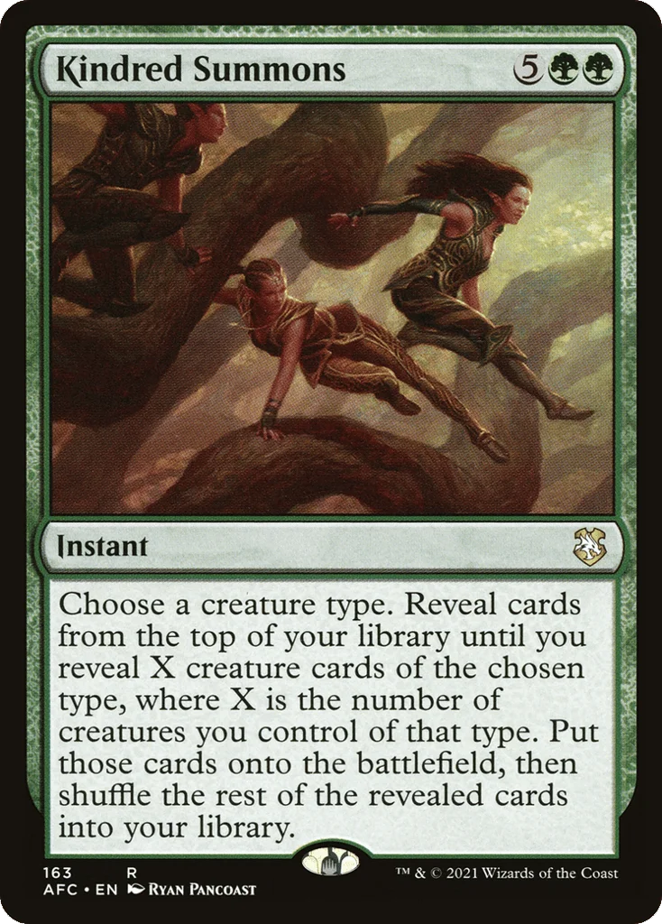 Kindred Summons · Forgotten Realms Commander
