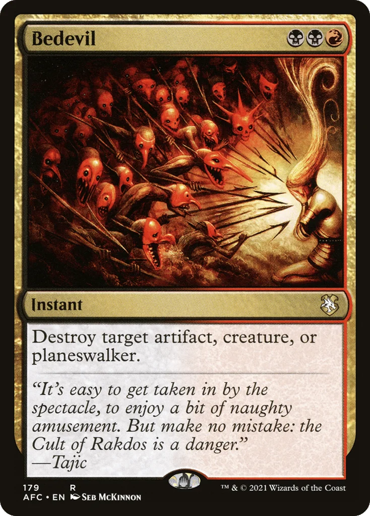 Bedevil · Forgotten Realms Commander
