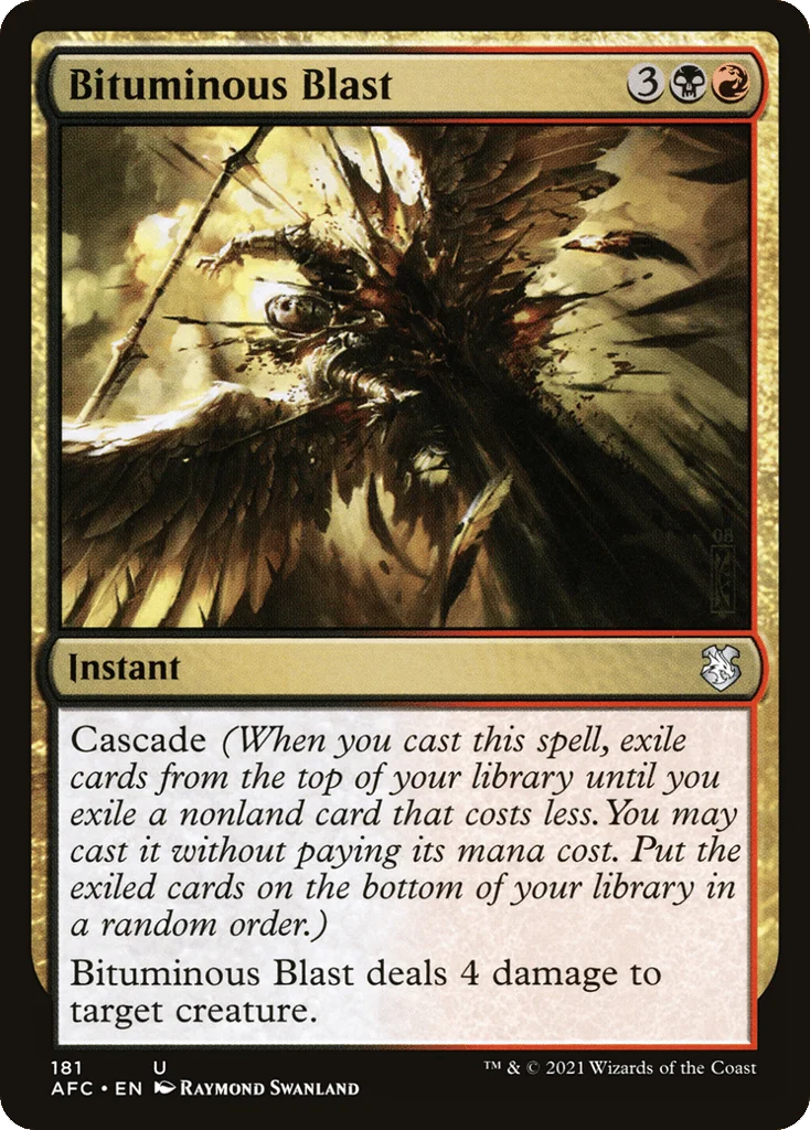 Bituminous Blast · Forgotten Realms Commander