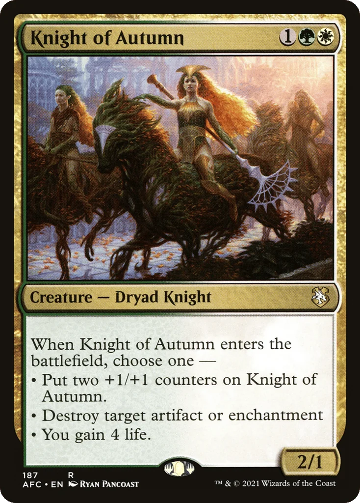Knight of Autumn · Forgotten Realms Commander