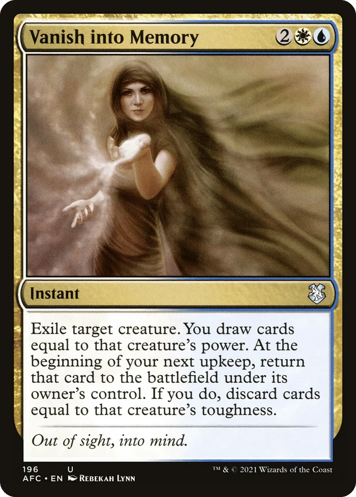 Vanish into Memory · Forgotten Realms Commander