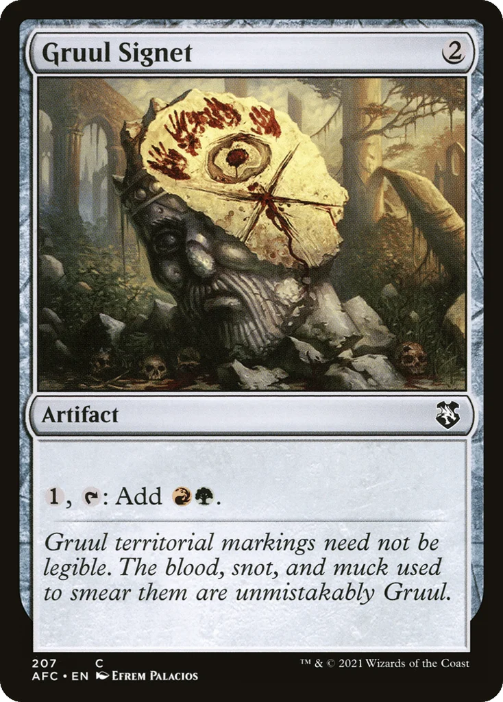 Gruul Signet · Forgotten Realms Commander