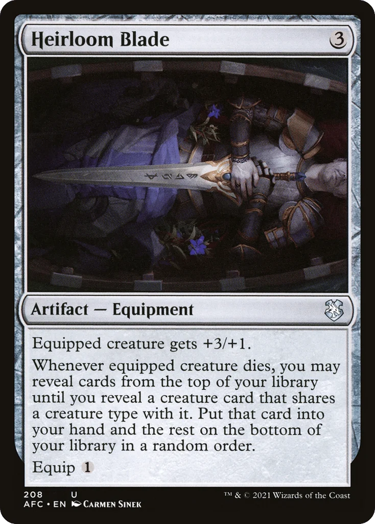 Heirloom Blade · Forgotten Realms Commander