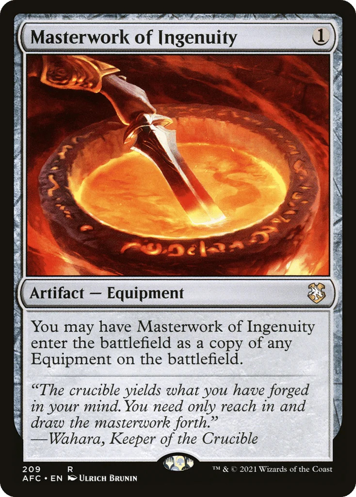 Masterwork of Ingenuity · Forgotten Realms Commander
