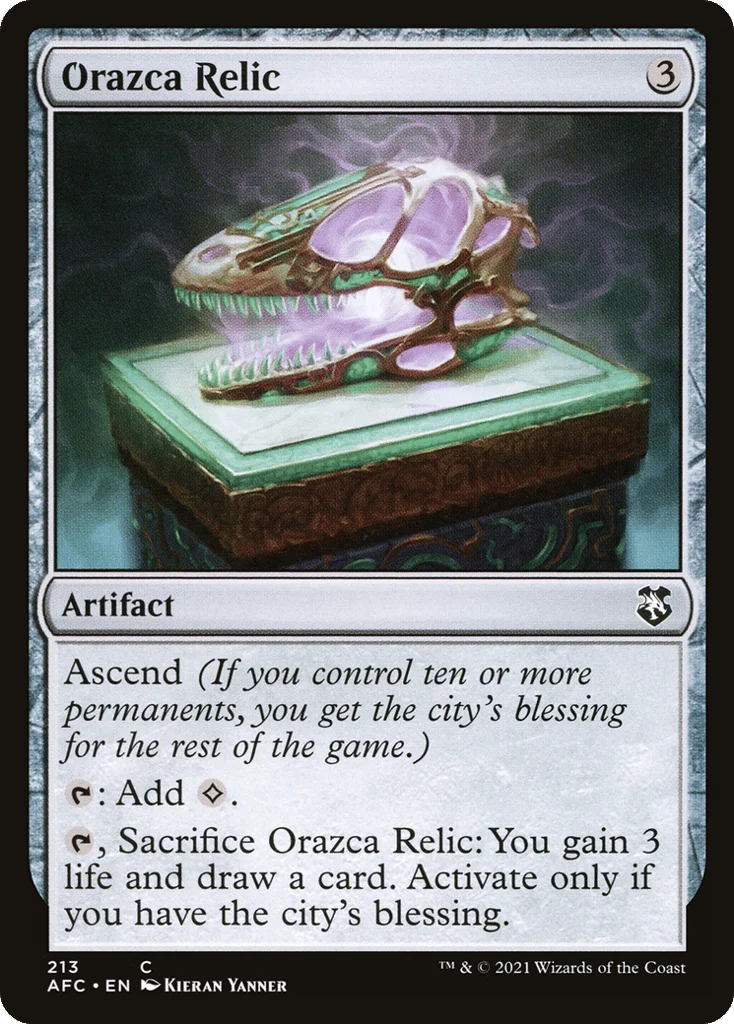 Orazca Relic · Forgotten Realms Commander