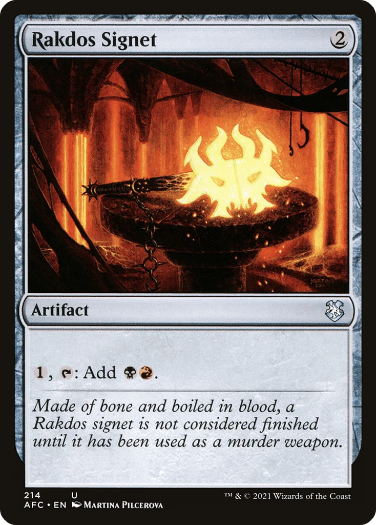 Rakdos Signet · Forgotten Realms Commander