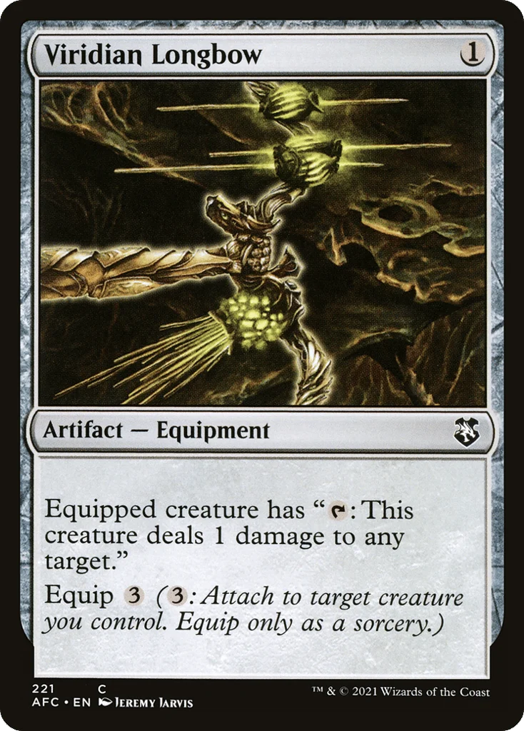 Viridian Longbow · Forgotten Realms Commander