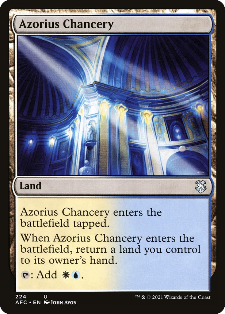 Azorius Chancery · Forgotten Realms Commander