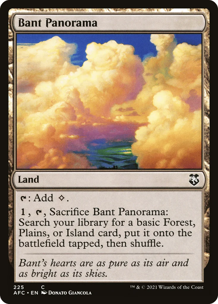 Bant Panorama · Forgotten Realms Commander
